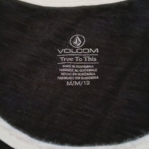 Volcom Womens True To This Since Forever Black And White Neon Sign Tank Top 🌺 - Picture 6 of 7